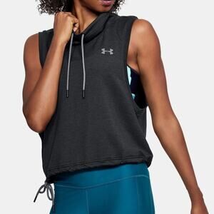 Under Armour NWT Featherweight Fleece Sleeveless Funnel Neck Pullover Sweater